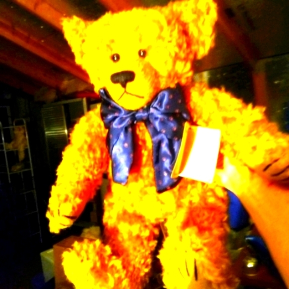 RARE BOYD'S SOFT MOHAIR RETIRED LINCOLN LIMITED EDITION! RaRe Never displayed!